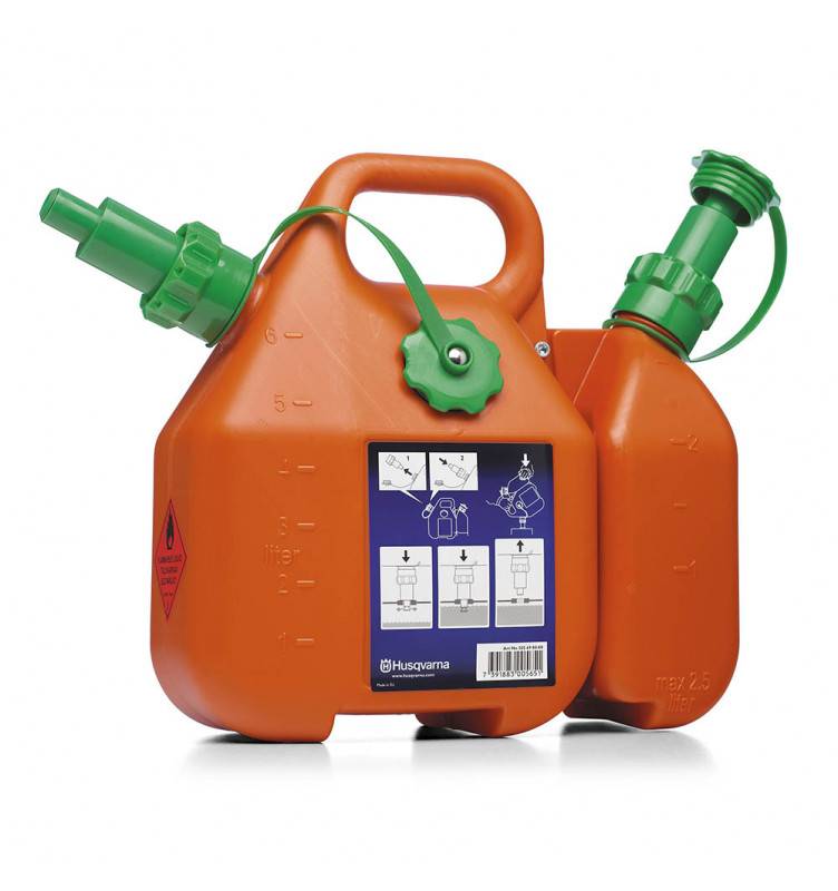 Bidon double Husqvarna 6L+2,7L Bidon double Husqvarna 6L+2,7L