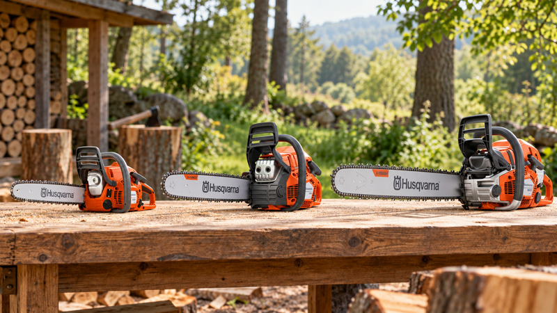Comparatif de tronçonneuses thermiques Husqvarna