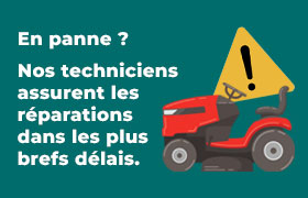 En panne ? nos techniciens réparent